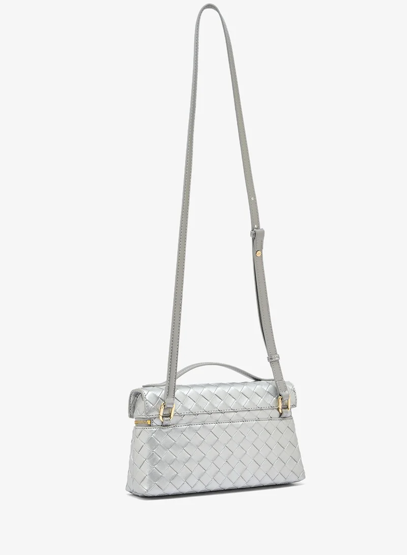 JW PEI Thea Woven Top Handle Vanity bag
